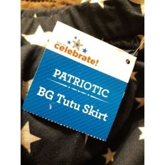 Way To Celebrate Baby Girls Stars Skort Skirt Sz 0-3 mo Americana Stars - Picture 4 of 5